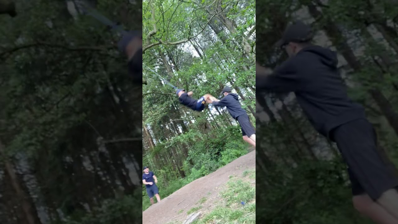 Worlds largest rope swing YouTube