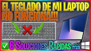 EL TECLADO de MI LAPTOP NO FUNCIONA en WINDOWS 10 (2021) ⌨️ SOLUCIÓN a Algunas Teclas no funcionan.