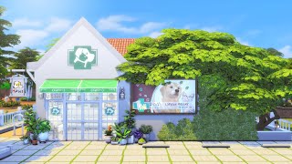 Green Vet Clinic🐈🦮🍃💉🏥 | The Sims 4 | Brindleton Bay | Stop Motion | NO CC |