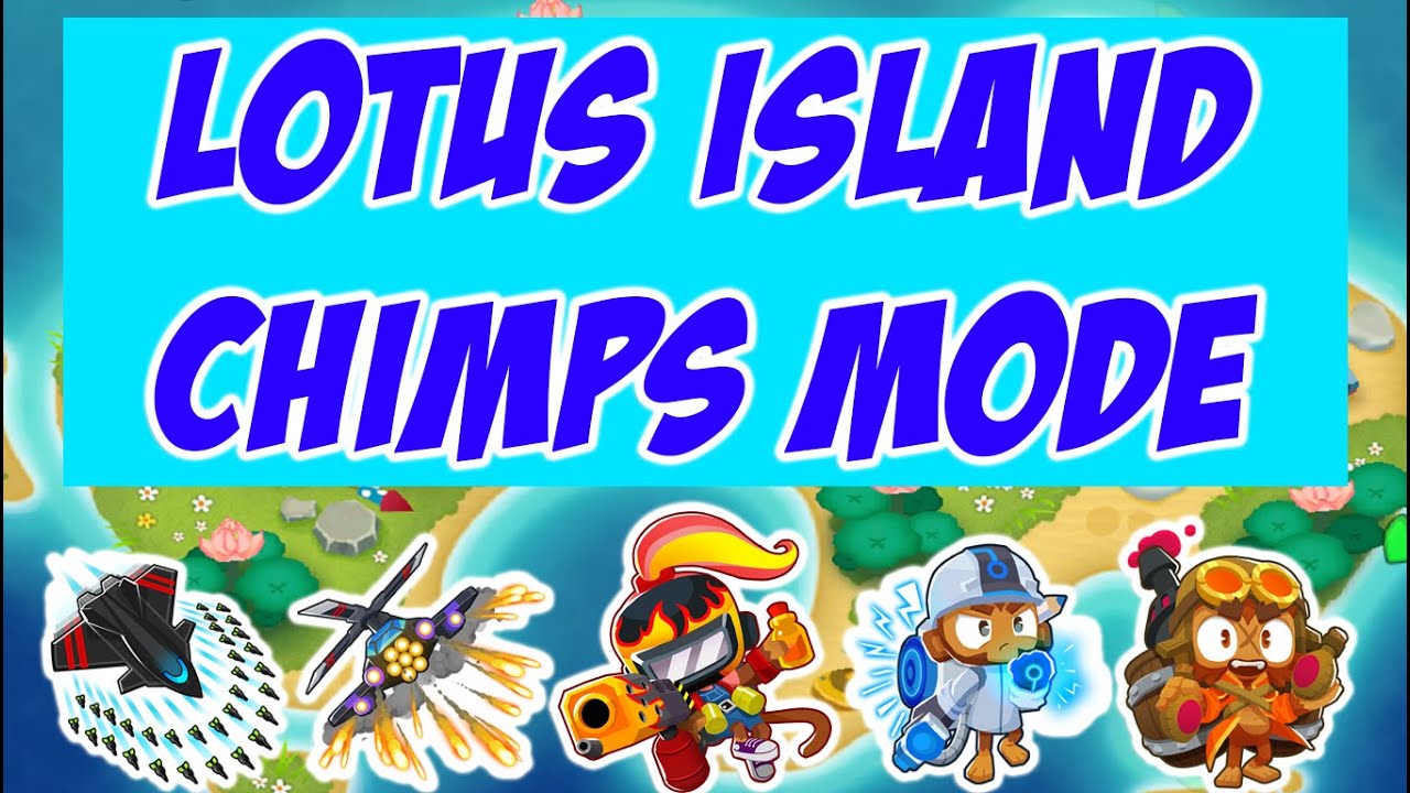 Bloons TD 6 Gameplay Walkthrough Lotus Island CHIMPS Mode! 14