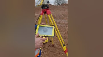 leica anywhere setup with several different types of prisms.