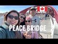 Peace Bridge, Downtown Calgary. First time ni Gabi at Daddy John Dell.#buhaycanada #family