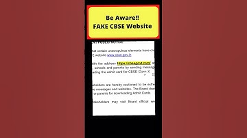 Fake CBSE Website| CBSE Important Notice | CBSE Update 2023 | #shorts #short #shortvideo #shortsfeed