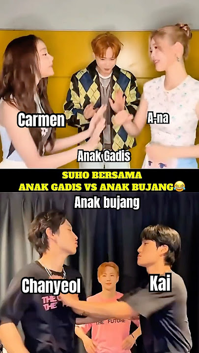 Suho bersama petarung-petarung nya 😂 #hearts2hearts #exo #carmen #a_na #suho #kai #chanyeol