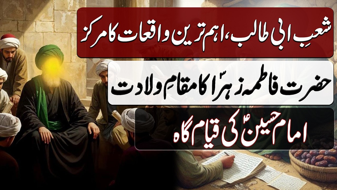 Shaib e Abi Talib, Eham Waqiyat ka Markaz | شعب ابی طالب، اہم واقعات کا مرکز | Blend of History