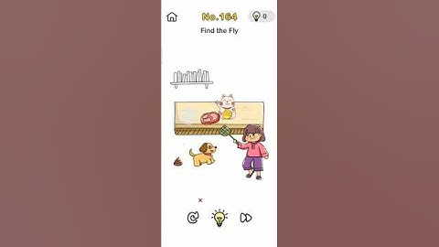 brain out level 164 find the fly solution #shorts, #youtube