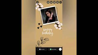 12 - | Instagram story idea for Birthday wishes | screenshot 5