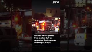 Phoenix police officer ejected in DUI crash at fleet station | FOX 10 Phoenix