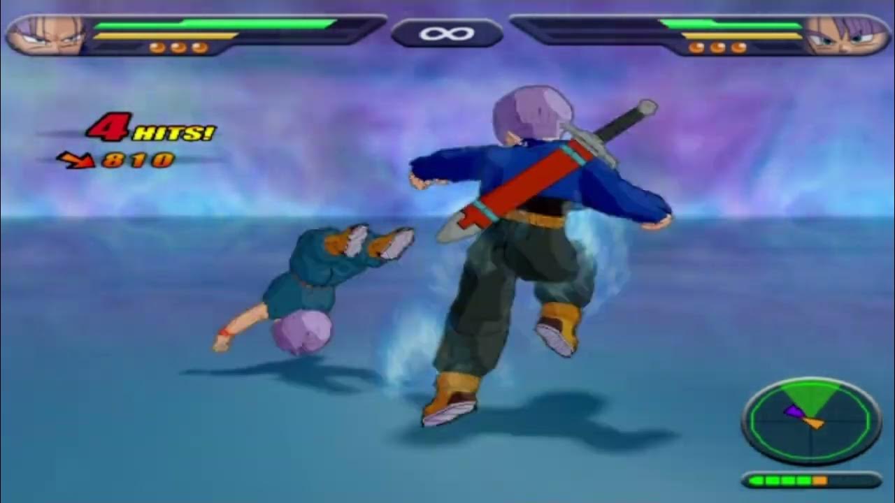 Dragon Ball Z Budokai Tenkaichi 1 Trunks (Sword) vs Kid Trunks YouTube
