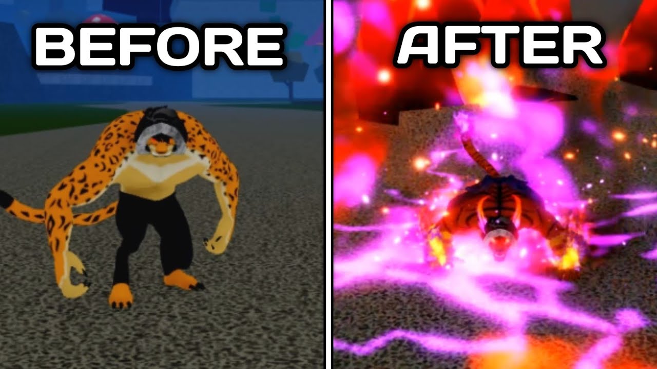 Leopard/Tiger Before & After Rework | Blox Fruits Tiger Update 🐯 - YouTube