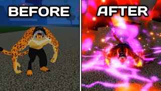 Leopardtiger Before & After Rework Blox Fruits Tiger Update
