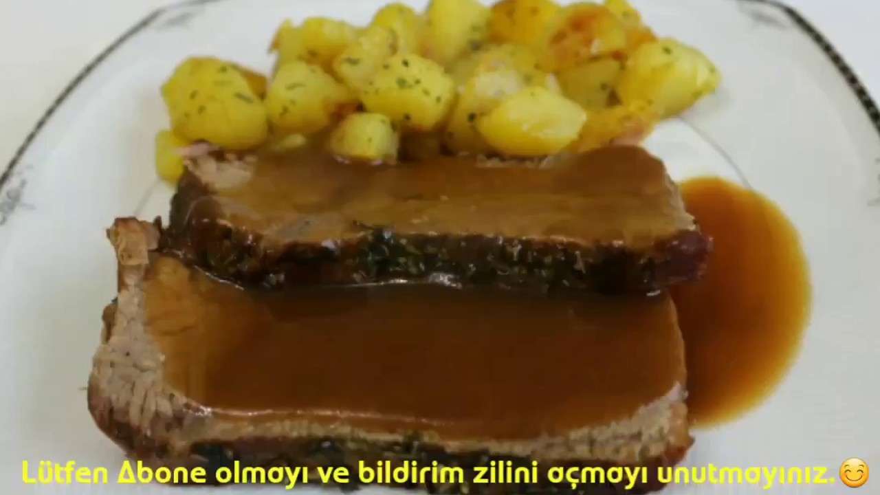 Dana rosto ve patates kavurma - YouTube