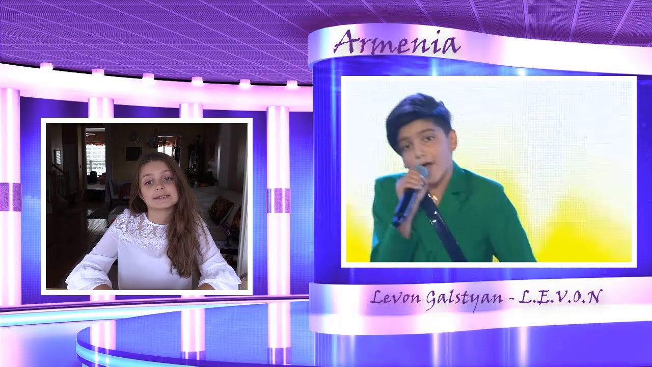 L E V O N L E V O N Armenia REACTION JUNIOR EUROVISION 2018 