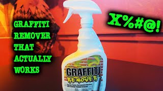 Graffiti Remover That Actually Works