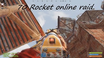 Rust | Rusty moose 70 rocket online raid | Pvp Montage | Xcell