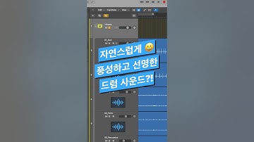 #믹싱 팁 / 풍성하고 선명한 드럼 사운드 #logicpro #protools #daw #midi #로직 #믹싱 #작곡 #새츄레이션 #ssl