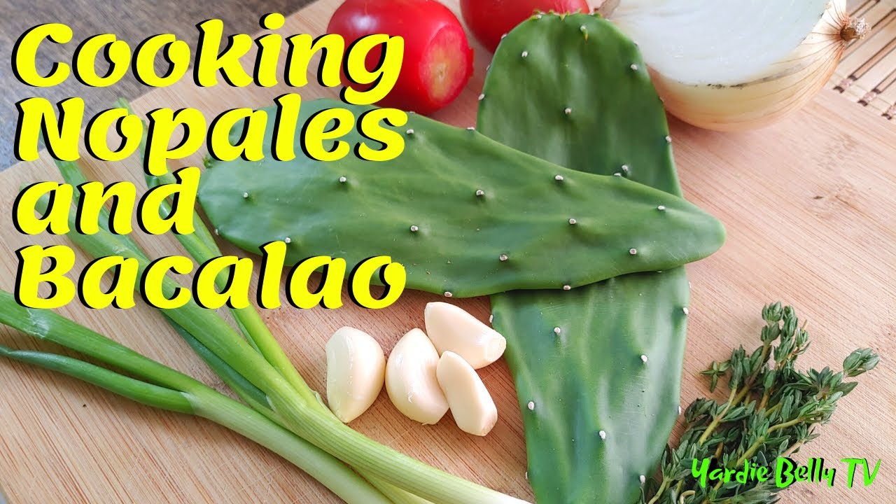 Stewed TUNA Cactus And Saltfish For Breakfast LIVE (NOPALES & BACALAO