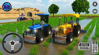 Indian Farming Simulator 3D 🚜🌾 | Real Tractor Gameplay | Indian Village Game 🔥#gaming#tractor #viral screenshot 2
