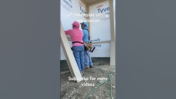 LP Smartside siding installation #construcción #siding #smartside #trim #reels #shortvideo #viral