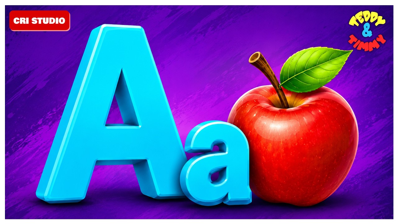 Alphabets for Kids | ABC Letter Learning Video | Learn Alphabet A To Z | A for Apple | ABCD Cartoon