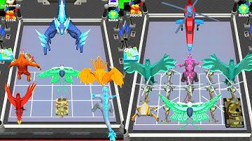 Monster Rampage Merge Godzilla vs Kong  - Kaijju Monster Vs Godzilla Army, Merge Battel Gameplay