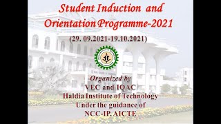 Yoga with Prof. Uttam Kalwane : e-SIP& Orientation Programme 2021, HIT Haldia