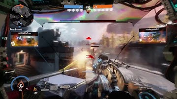 Titan Fall 2 Scorch Triple Flame Core for win in titan brawl tied 28 to 28
