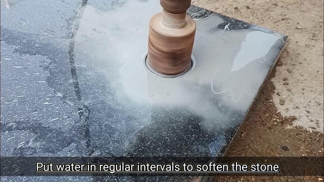 How to make hole in granite. Make hole easily in Granite countertops