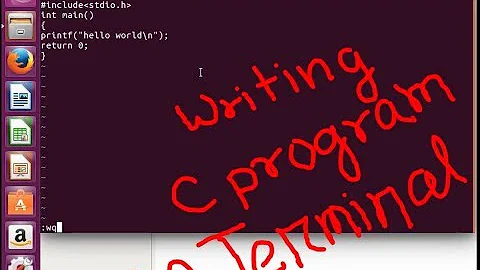 How to write,compile and run c program in Linux Ubuntu Terminal