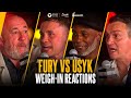 Tyson Fury vs Oleksandr Usyk full weigh-in reaction | Lennox Lewis, Carl Frampton & more 👑 💪