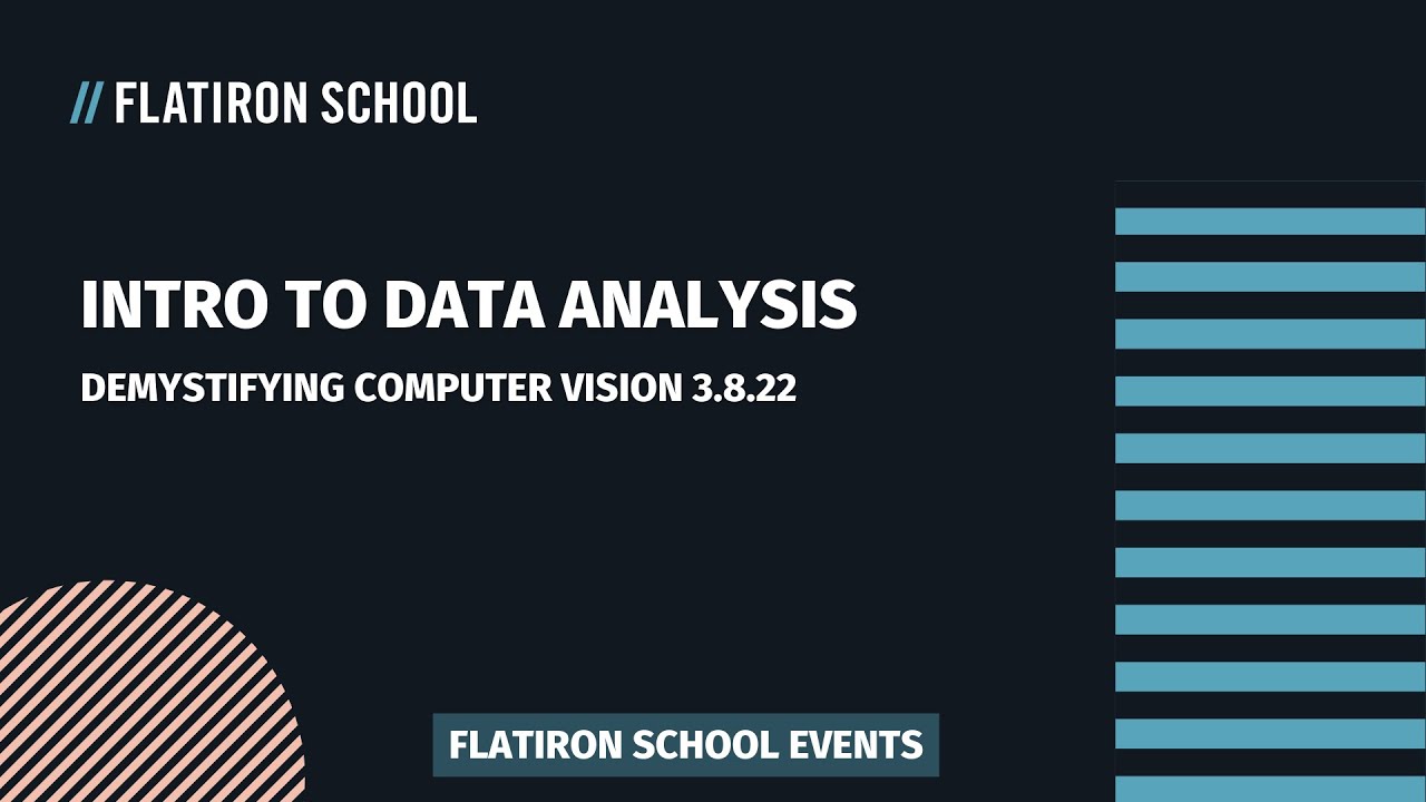 Intro to Data Science: Demystifying Computer Vision - YouTube