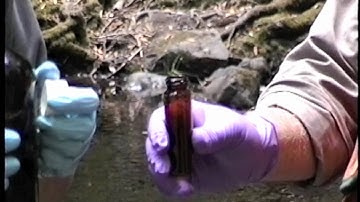 Collecting Water Quality Samples For VOC