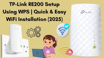 TP-Link RE200 Setup Using WPS | Quick & Easy WiFi Installation (2025)
