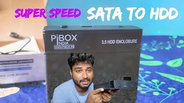 PiBOX India HDD Dock 3.5 Harddisk USB 3.0 to SATA Harddisk Drive Docking Station Unboxing Telugu