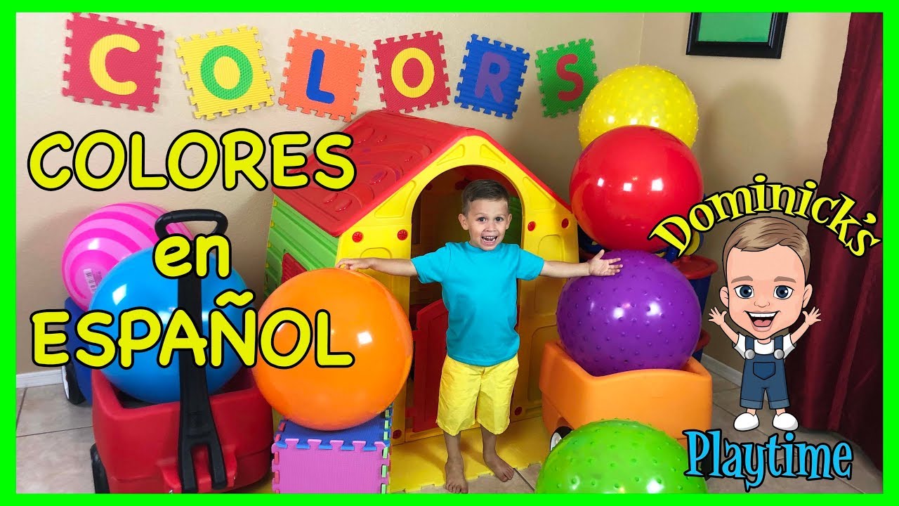 COLORES en ESPAÑOL Para NIÑOS | LEARN COLORS IN SPANISH | NURSERY ...