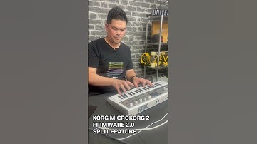 Korg MicroKorg 2 - Firmware 2.0 - Split Feature
