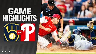 Brewers vs. Phillies Game Highlights (6/3/24) | MLB Highlights screenshot 4