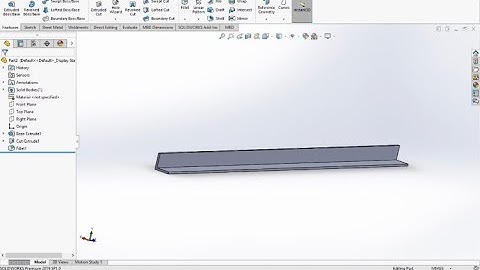 Solidwork|Cad Model| How to make 40x40 angle #youtube