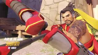 Hanzo QuickPlay Ult - Triple kill followed by Double kill