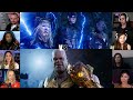 Thanos vs big three  avengers  endgame  reaction mashup  avengers