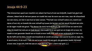Jesaja 449-23 Waarom Zou Je Knielen Voor...?