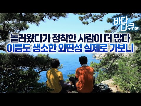 한 번 발들이면 무조건 눌러붙어 살게 된다는 외딴섬 실제로 찾아가보니…/#바다다큐