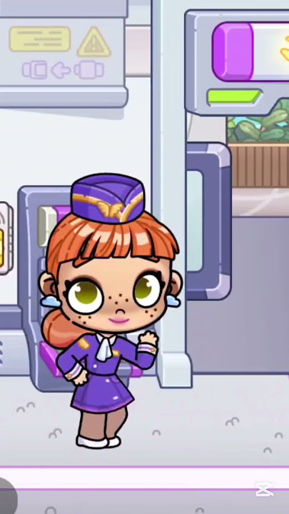 Airplane ✈️ cute #awatarworld #tocaboca #nanacute#awatarpuzzle#airport