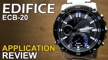 Casio Edifice ECB-20 - Application Review
