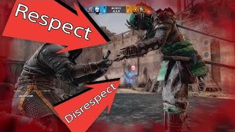 The Most Respect And Disrespectful Execution In For Honor