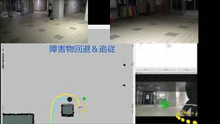 Human Following  Mobile Robot System using 2D Lidar  　人追従ロボット