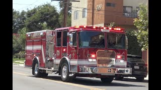 Alhambra Fire Dept. Engine 71 and RA 71 Responding Code 3