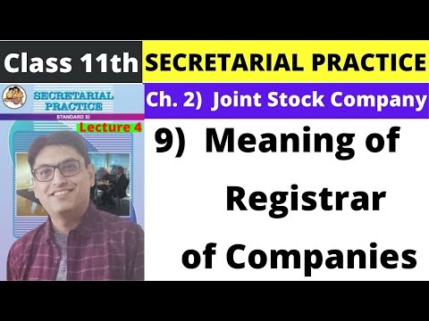 Meaning of Registrar of Companies (ROC)