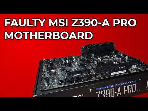 MSI Z390-A Pro Motherboard | Can I Fix It? | Qubits Tech