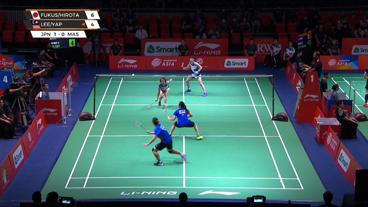 BATC 2020 Womans Team Semifinals Malaysia vs Japan Fukushima/Hirota vs Lee/Yap